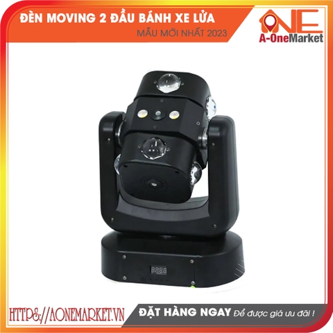 ĐÈN MOVING 2 ĐẦU BÁNH XE LỬA ( 3 IN 1 ) MẪU NEW 2023