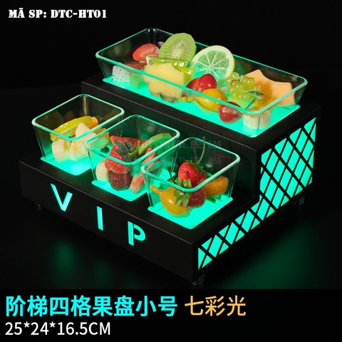 Đĩa trái cây hình thang led DTCHT