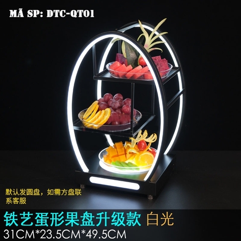 Đĩa trái cây quả trứng phát sáng DTCQT