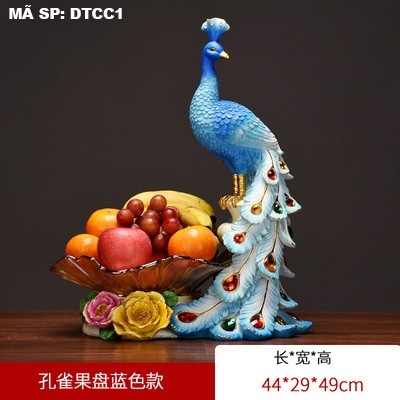 Đĩa trái cây con công DTCC