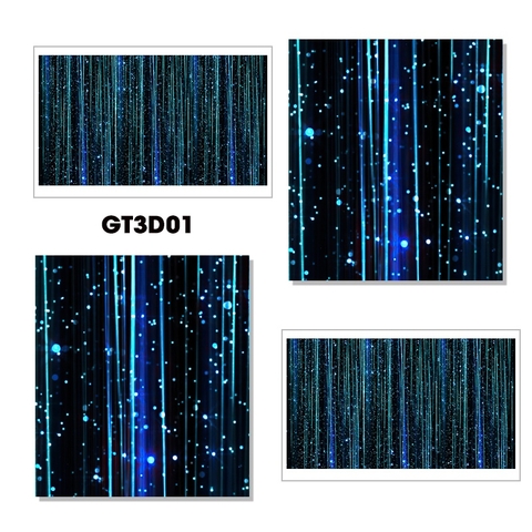 Giấy dán tường dạ quang 3D GT3D