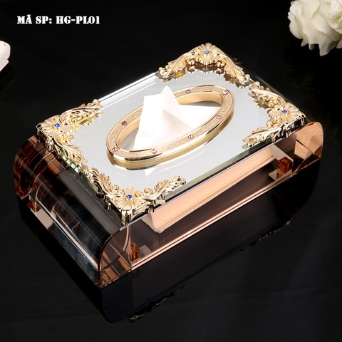 Hộp đựng giấy pha lê HGPL