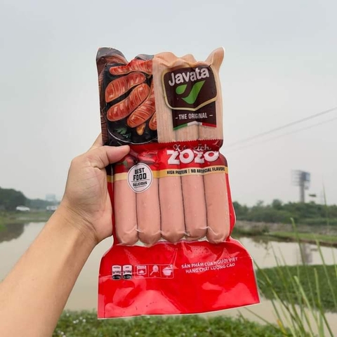 Xúc xích Zozo gói 500g (  loại: dài 10 cái)
