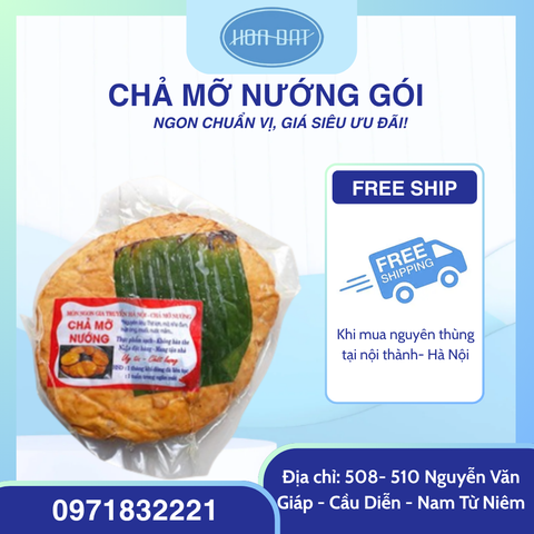 Chả mỡ nướng gói 500g
