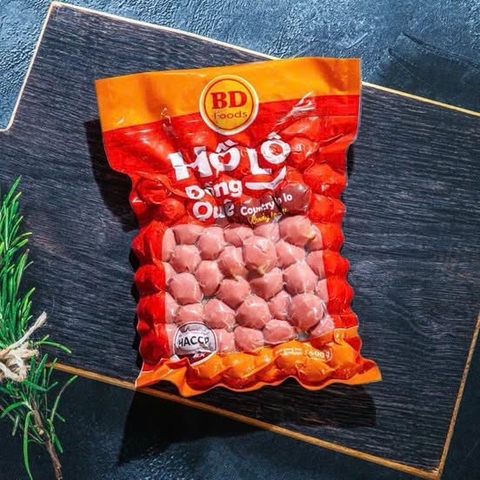 Xúc xích Hồ Lô Đồng Quê DB Foods gói 500g ( thùng 20kg )
