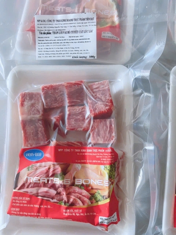 Thăn Lõi vai bò tuyết Aukobe - Siêu mềm cắt lúc lắc khay 500gr
