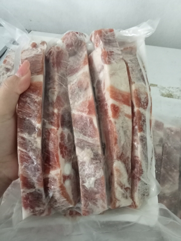 Sườn Non (Sườn Bẹ) Heo – Cắt Thanh – Hút Chân Không – Túi 1kg