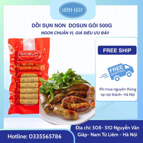 Dồi sụn non Dosun gói 500g