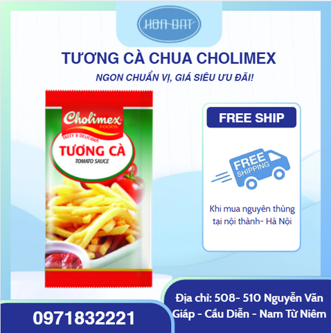 Tương Cà chua Cholimex gói 10g X 800 Gói