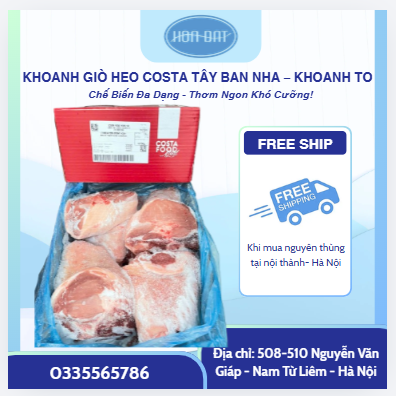 Khoanh Giò Heo COSTA Tây Ban Nha – Khoanh To