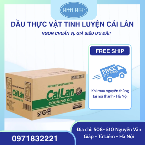 Dầu Thực Vật Tinh Luyện Cái Lân bịch 18kg