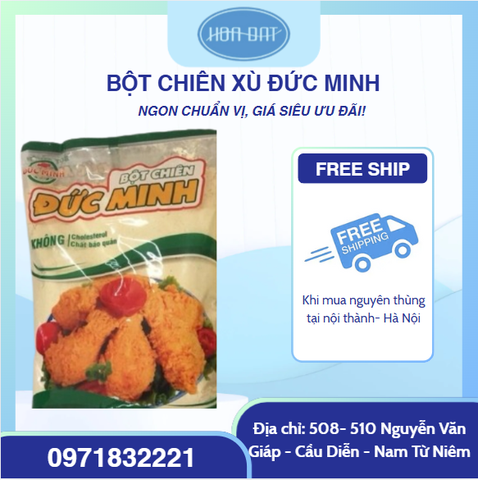 Bột Chiên Xù Đức Minh – Bao 10kg | Giòn rụm chuẩn KFC