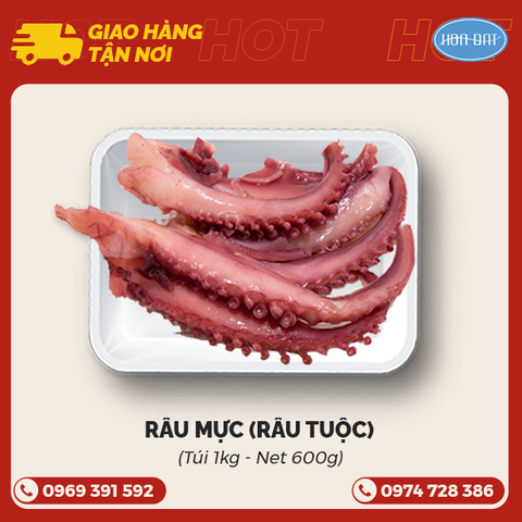 Râu mực (râu tuộc) túi 1 kg ( net 650gr)