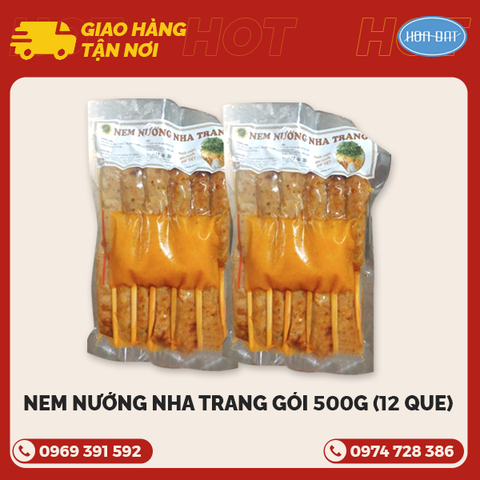 Nem nướng Nha Trang gói 500g (12 que)