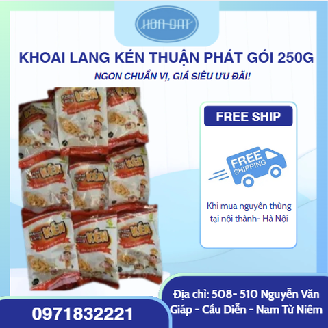 Khoai lang kén Thuận Phát gói 250g
