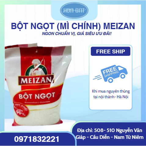 BỘT NGỌT (Mì Chính) MEIZAN CÁNH TO ĐỘ TINH KHIẾT 99% 5kg *3 bịch (Thùng 15kg)