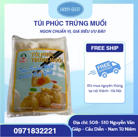 Túi phúc trứng muối túi 500gr