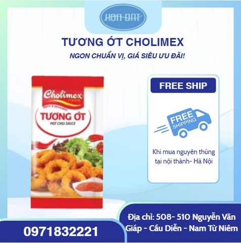 Tương ớt Cholimex gói 10gr x 800 gói