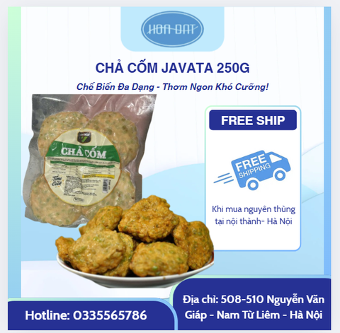 CHẢ CỐM JAVATA GÓI 250GR