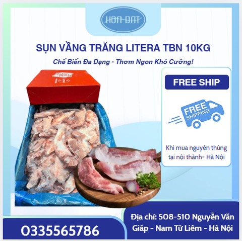 SỤN VẦNG TRĂNG LITERA TÂY BAN NHA THÙNG 10KG