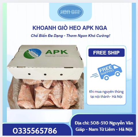 Khoanh (Bắp) Giò Heo APK ( 1-1.2kg/ cái)