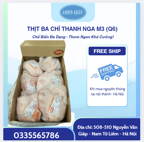 NẠC VAI HEO SULINA BRAZIL 18KG/ THÙNG
