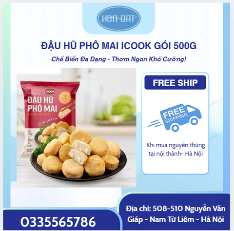 Đậu Hũ Phô Mai iCook gói 500g