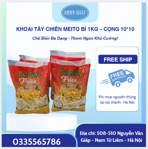 KHOAI TÂY CHIÊN MEITO 1KG – NHẬP KHẨU TỪ BỈ