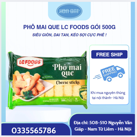 PHÔ MAI QUE LC FOODS gói 500g