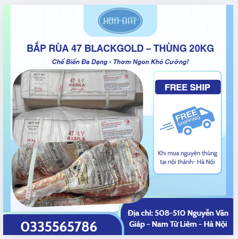 BẮP RÙA 47 BLACKGOLD – THÙNG 20KG