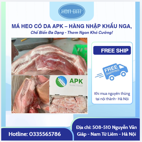 Má heo có da APK thùng ~20kg