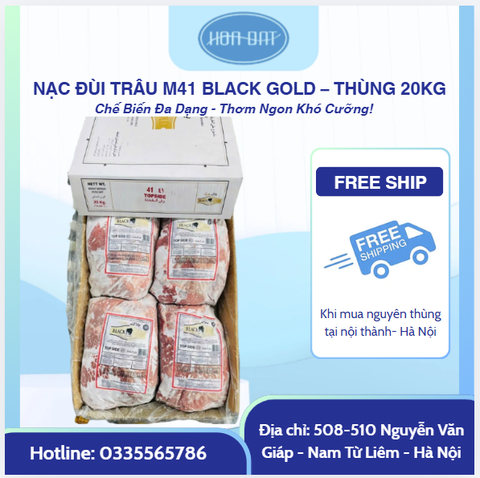 NẠC ĐÙI TRÂU M41 BLACK GOLD – THÙNG 20KG