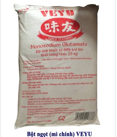 Mì chính Veyu bao 25kg