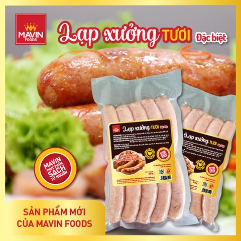 Lạp Xưởng Tươi Mavin Nướng Đá Đặc Biệt 500gr