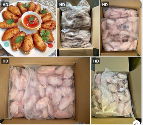 Cánh Gà Khúc Giữa Hungary To ngon – Nhập Khẩu– Túi 1kg