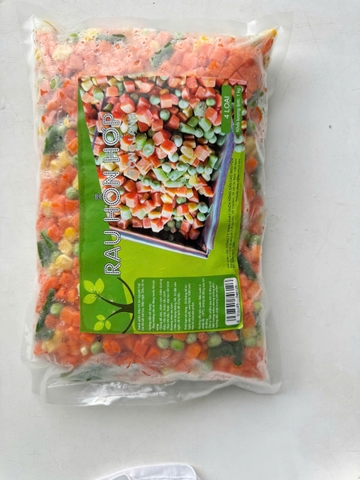 Rau Hỗn Hợp Đông Lạnh 4 loại - Túi 1 kg