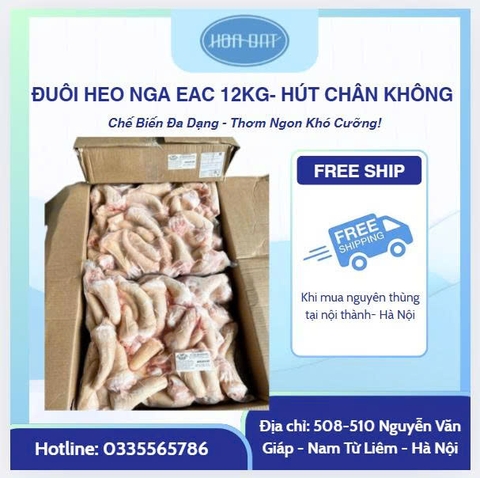 Đuôi Heo nhập khẩu - Đuôi heo EAC Nga 12kg