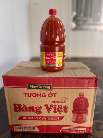 TƯƠNG ỚT HÀNG VIỆT NAM DƯƠNG HORECA – CAN 2,1KG