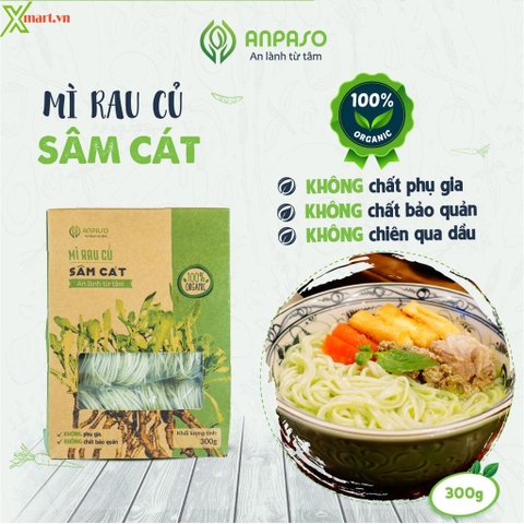 Mì Rau Củ Sâm Cát Organic Anpaso 300g