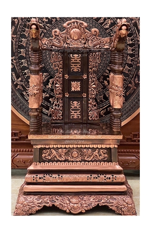 Ngai thờ đồng đỏ cao 69