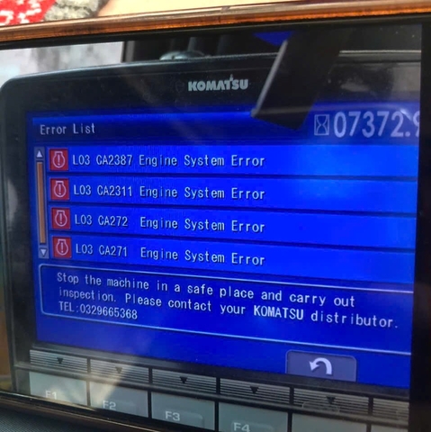 Lỗi CA2387 - KVGT Servo Error Komatsu PC210-10 PC210-11 LH 0977010083