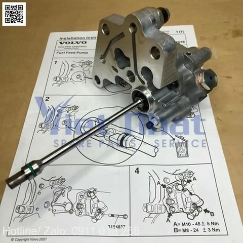 Bơm tiếp nhiên liệu Volvo D12D EC460