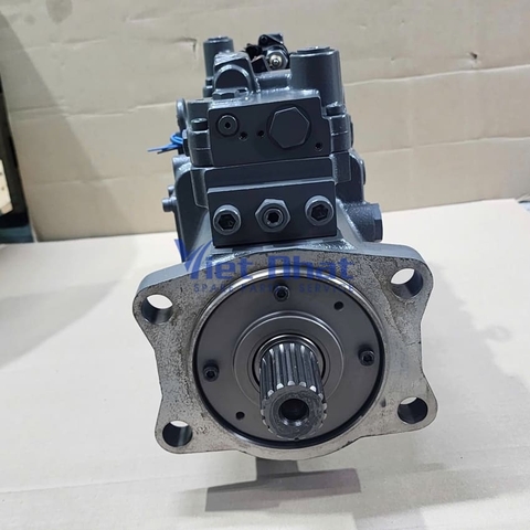 Bơm tổng H7V140DTP Kobelco SK330-10 – góc chụp mặt trục dẫn động