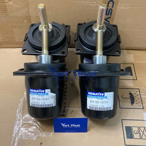 Cushion cabin Komatsu PC200-8 mã 20Y-53-13121 giảm rung cabin chính hãng