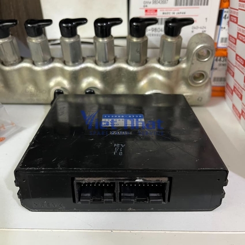 ECU điều hòa Komatsu PC200-8 Denso chính hãng Nhật Bản, hộp điều khiển lạnh cabin máy xúc.