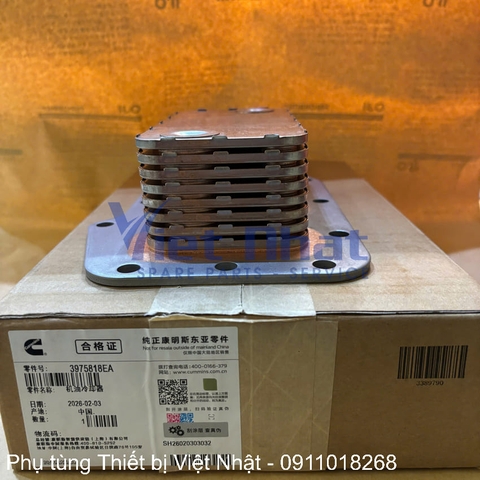 Ruột két làm mát dầu động cơ 3975818EA PC200-8 PC200-10