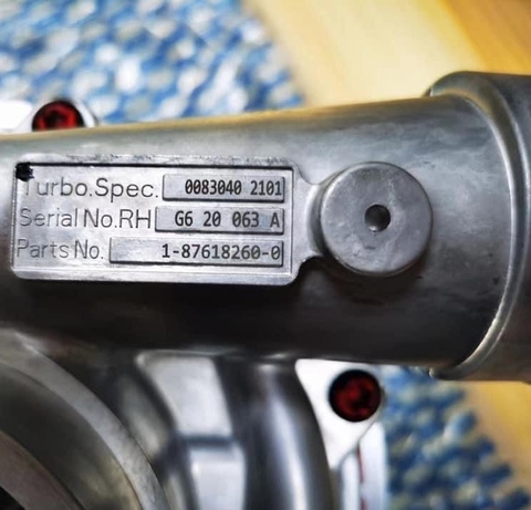 Turbo 1876182600 Isuzu dùng cho máy xúc ZX350LC-3