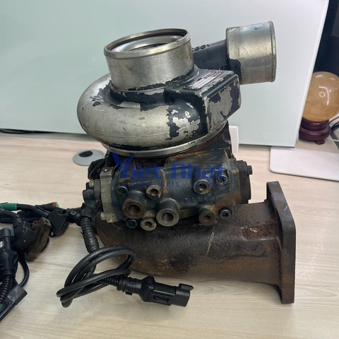 Turbo tăng áp Komatsu PC490-10 PC450-10 động cơ 6D125-6 chụp chi tiết thân turbo