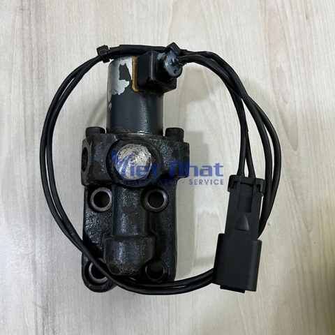Van đảo chiều mô tơ quạt Komatsu 7022156241 hàng tháo máy đầy đủ dây giắc