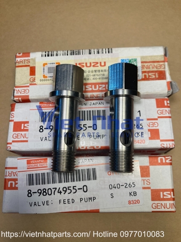 Van triệt hồi nhiên liệu 4HK1 6HK1 J05E J08E mã 8980749550 chính hãng Isuzu